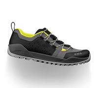Zapatos De Carretera Fizik Terra Ergolace X2 E-Bike Gris/Amarillo Fluo - 48