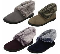 Zapatos De Casa Padders Para Dama Anchos Con Piel Sintética Y Puño Esme