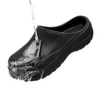 Zapatos de Chef Antideslizantes Hombre y Mujer - Zuecos Profesionales for Cocina, Transpirables y Seguros, Ideales for Restaurantes y Hostelería(Black,45-46)