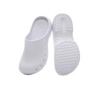 Zapatos de Cirugía para Enfermeras Zapatos Médicos Cómodos e Impermeables para Quirófano Zapatos de Trabajo Ligeros y Antideslizantes para Hombres y Mujeres Zuecos para Enfermeras(White,37-38)