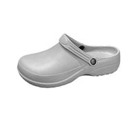 Zapatos de cocina antideslizantes zuecos zapatos de trabajo zapatos de cocina para hombres zapatos de cocina zapatos de chef para mujer, gris, 42 EU