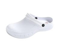Zapatos de cocina antideslizantes zuecos zapatos de trabajo zapatos de cocina para hombres zapatos de cocina zapatos de chef para mujer zapatos hombre 42 azul, Blanco, 42 EU