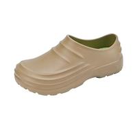 Zapatos de Cocina para Hombre Antideslizantes para Zapatos de Chef, Zapatos Trabajo Antideslizantes, Zapatillas Informales Moda, Deportivas un Solo Paso(Sand Color,38 EU)