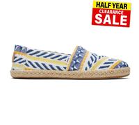 Zapatos De Cuerda De Diseño Casual Toms Alpargata Para Mujer Azul