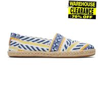 Zapatos De Cuerda De Diseño Casual Toms Alpargata Para Mujer Azul