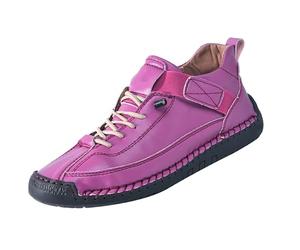 Zapatos de cuero hechos a mano para mujeres y hombres, tenis casuales de moda, ligeros, cómodos, para correr, cómodos con soporte de arco, suaves, antideslizantes, para senderismo, al aire libre, hot