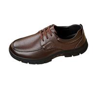 Zapatos de cuero para hombre de moda para alpinismo al aire libre, zapatos de chef unisex, zapatos de cocina antideslizantes para hombres y mujeres, suela de goma antideslizante cómoda, calzado unisex