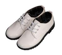 Zapatos de cuero para niños y niñas, zapatos de rendimiento para niños, zapatos de temporada escolar, zapatos individuales con etiqueta de flores, zapatos escolares transpirables, suela suave, zapatos