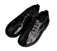 Zapatos de cuero para niños y niñas, zapatos de rendimiento para niños, zapatos de temporada escolar, zapatos individuales con etiqueta de flores, zapatos escolares transpirables, suela suave, zapatos