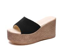Zapatos de cuña con Puntera para Mujer, Zapatillas Informales, Sandalias clásicas, Zapatillas para Mujer Eleven Zapatillas Mujer