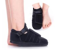 Zapatos De Descompresión Para Antepié/Talón, Médicos Calzado Rehabilitación Postoperatorio Con Correa Ajustable De Vel-cro, Zapato Posquirúrgico De Yeso Para Fracturas De Tobillo,D/S
