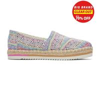 Zapatos De Diseño Toms Alpargata Para Mujer Con Plataforma De Cuerda