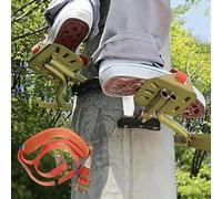 Zapatos de escalada antideslizantes con almohadillas de goma y picos ajustables para un mejor agarre, estabilidad y seguridad en postes de utilidad, escalador eléctrico portátil