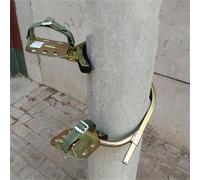 Zapatos de escalada reutilizables para postes eléctricos, hebillas antideslizantes para postes de luz y columnas de hormigón, Espuelas para Subir Arboles (350 mm/13,8 pulgadas)
