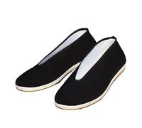 Zapatos de estilo chino tradicional for hombres, zapatos de Kung Fu, antiguo Beijing, Bruce leer, Tai Chi, Wushu, zapatos de artes marciales negros, traje , ropa deportiva ( Color : 2 , Size : 46 EU )