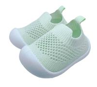 Zapatos de fútbol genéricos zapatos para bebé, calcetines para bebé, niños y niñas, zapatillas transpirables para bebés y niños pequeños, botas de rayo blancas de cuero Scratchs plata, verde, 20 EU