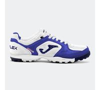 Zapatos De Fútbol - Joma Top Flex 2534 Blanco/Azul Real Césped