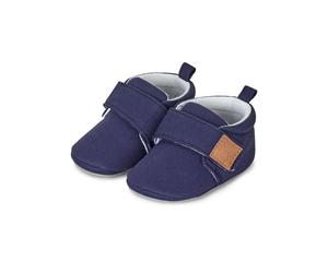 Zapatos de gateo para bebé azul marino, talla 17/18 | Sterntaler