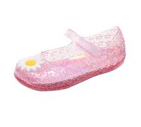 Zapatos de Gelatina y Sandalias de Cumpleaños para Niñas con Diseño para Disfraces Cosplay y Ocasiones (Red, 27.5 Little Child)