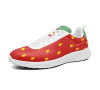 Zapatos de golf sin pinchos para mujer, impermeables, con graffiti, transpirables, antideslizantes, para caminar, para hombre, Color 10 blanco, 36 2/3 EU