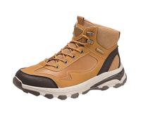 Zapatos de Hombre Invierno Estilo Británico Negro Alto Top Botas de Hombre Al Aire Libre Montañismo No Plataforma Herramienta Zapatillas Zapatillas Zapatillas Calcetines Hombre Negro 45, amarillo, 45