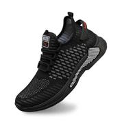 Zapatos de Hombre Vestir Zapatillas Correr Trabajar Horma Ancha Zapatos Color sólido Informales Caminar Bambas Gimnasio Slip-on Sneakers Trekking Tenis Malla Transpirables para Entrenamiento al Aire