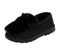 Zapatos de invierno para mujer, forrados, mocasines, calzados, cálidos, para otoño e invierno, botas para mujer, zapatos planos, zapatos de trabajo, zapatos de barco, zapatos casuales, zapatillas de