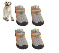 Zapatos de invierno para perros - Zapatos para mascotas al aire libre | Botas para perro de 4 piezas con de goma resistente | Zapatos para perros de 5 tamaños que evitan resbalones | Zapatos