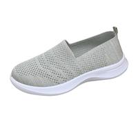 Zapatos de las mujeres de las señoras transpirable casual zapatos de las mujeres de un pie suave de boca plana redonda zapatos individuales abiertos zapatos altos de las mujeres de plata, verde, 37 EU