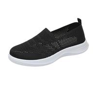 Zapatos de las mujeres de las señoras transpirable casual zapatos de las mujeres de un pie suave de boca plana redonda zapatos individuales abiertos zapatos altos de las mujeres de plata, Negro , 38