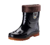 Zapatos de lluvia de invierno para niños, botas de lluvia al libre esmeriladas cómodas para mantener el calor Zapatillas Bicicleta Deportivas Hombre Rebajas (Black, 43)