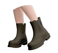 Zapatos de Lluvia Elegantes para Mujer para Uso Informal Diseño versátil sin Cordones Todas Las Estaciones Tacón Medio a para Comodidad Ideal para Combinar Botas Hombre Vestir