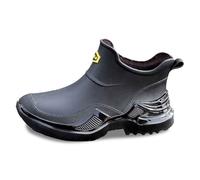 Zapatos de lluvia para hombre, antideslizantes y de alto rendimiento para condiciones húmedas, perfectos para actividades al aire libre en primavera y verano. Cubre Calzado Lluvia (Black, 43)