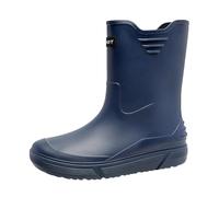 Zapatos de lluvia para hombre que usan zapatos de estilo europeo fuera del metro, zapatos de goma antideslizantes para cocina, zapatos de pesca al aire libre, azul, 39 EU