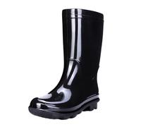 Zapatos de lluvia para hombre que usan zapatos de estilo europeo fuera del metro zapatos de goma antideslizantes para la cocina, zapatos de pesca al aire libre Zapatos transpirables para hombre, Negro