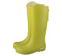 Zapatos de lluvia para mujer, largos, para uso diario, días lluviosos, diseño festivo, tacón medio, para todo el año, pantalones casuales, colores lisos, 2026, verde, 39 EU