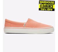 Zapatos De Lona Casual Para Mujeres Toms Alpargat Fénix Naranja