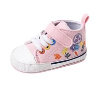 Zapatos de lona para bebé, zapatos de bebé recién nacido, zapatos de tenis no 2T, Red, 22 EU