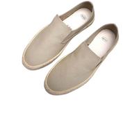 Zapatos de lona para hombre, mocasines de lona para hombre, zapatos de lino transpirable, alpargatas planas para caminar, gimnasio, entrenamiento, tenis ligeros, zapatos de tenis, barco, cubierta