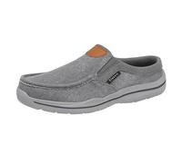 Zapatos de lona para hombre, zapatos de tela vieja sin cordones, con estribo de un pie, parte inferior gruesa, media arrastre, zapatos casuales, talla grande, transpirables, zapatos para exteriores