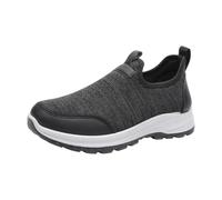 Zapatos de malla para mujer, ligeros, sin cordones, cómodos, de punto, informales, deportivos, de trabajo, para mujer, Black, 38 EU