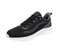 Zapatos de malla transpirable de color sólido para hombre, zapatos de moda, informales, para correr, tenis para hombre, a, 46 EU