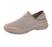 Zapatos de malla transpirable para hombre, zapatos casuales de verano ligeros y cómodos, zapatos deportivos para senderismo, tenis de moda con parte inferior suave, zapatos para caminar al aire libre