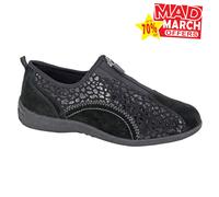 Boulevard de Beauté Zapatos de mujer Montpellier Ante y cuero Negro Uso diario