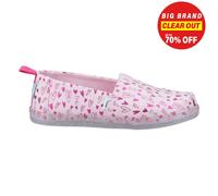 Zapatos De Moda Toms Alpargata Para Niñas Chic Slip On Color Rosa