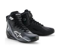 Zapatos de Moto Alpinestars Faster-4 Drystar Negro/Gris Frío/Blanco40,5 Negro,Gris Frío,Blanco