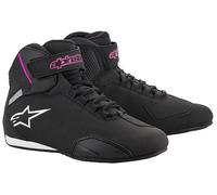 Zapatos De Moto Alpinestars Stella Sektor Mujer - Negro/Fucsia 25157191039