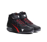 Dainese Herian Air Zapatos de moto, negro-rojo, tamaño 48 para Hombres