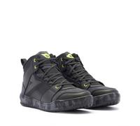 Dainese Suburb D-WP Shoes, Zapatos Impermeables para Moto Hombre, Negro/Camuflaje/Amarillo Ácido, 46 EU