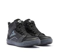 Zapatos de moto Mujer Dainese SUBURB D-WP Impermeable Black/Iron Gate/Metal